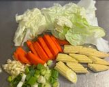 大白菜炒小玉米的食譜步驟1照片
