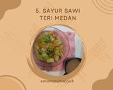 Foto langkah ke 8 dari resep 5. Sayur Sawi Teri Medan.