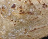 A picture of step 11 of Laccha Parathay.