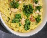 A picture of step 7 of Oat Pongal.