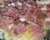 Gambar langkah 3 resipi Daging Qurban Goreng Kunyit.