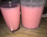 A picture of step 1 of Roohafza Milk.