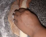 A picture of step 4 of Cinnamon rolls.