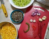 Foto langkah ke 4 dari resep Tumis Pare Teri Jagung Manis.