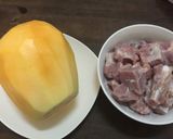 Hình bước làm 2 của món Canh đu đủ hầm sườn