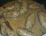 A picture of step 4 of German Rouladen.