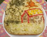 Foto langkah ke 7 dari resep Focaccia Garden (non oven non mixer).