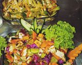 A picture of step 5 of Chicken And Mixed Vegetable Salad.