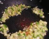 Garganelli with prawns, saffron and round courgette recipe step 2 photo