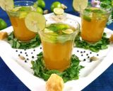 A picture of step 5 of Gondhoraj Lemon Mint Jaggery Mojito.