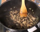 Une image de l'étape 8 de Ciocches multicolores en gratin aux champignons et fromage de chèvre.