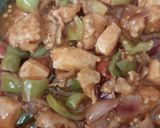 A picture of step 3 of Chicken manchurian.