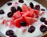 Hình bước làm 2 của món 💚 Táo Ruột Đỏ Trộn Sữa Chua Kefir