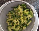 A picture of step 4 of Zucchini noodles.