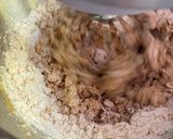 A picture of step 4 of M&Ms chocolate cookies.