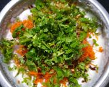 A picture of step 4 of Urad dal appe.