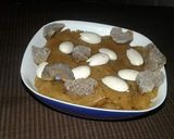 A picture of step 3 of Moong dal halwa.