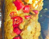 Foto langkah ke 9 dari resep Pepes Salmon Tahu.
