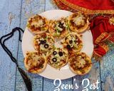 A picture of step 6 of Air Fryer Minced Mutton Baby Pizzas.