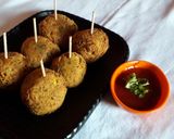 A picture of step 7 of Cheesy kurkure lollipops.