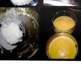 A picture of step 3 of Khubani ka meetha.