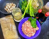 Foto langkah ke 1 dari resep Mie Yamin Ayam Jamur.