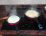 Foto del paso 2 de la receta: Tortilla de papas con cebolla, fuet y perejil picado