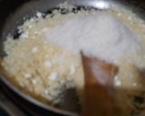 A picture of step 3 of Rava decicated coconut dry fruits  modak.