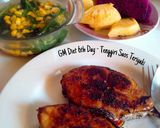 Foto langkah ke 3 dari resep Diet GM (Day 6) - Tenggiri saos Teriyaki + bayam kuah.