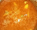 A picture of step 8 of Aloo gosht.