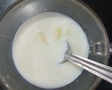 A picture of step 1 of Panchamrit (Auspicious Drink).