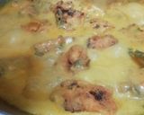 A picture of step 6 of Methi Pakoda Kadhi.