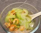 A picture of step 3 of Opo Squash Soup with Dried Shrimp.