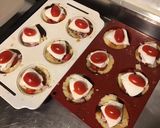 Une image de l'étape 6 de Petits nids farcis jambon blanc,mozzarella di buffala et tomates cerises.