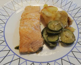 Foto del paso 8 de la receta: Salmón al horno con patatas