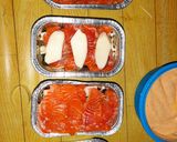 Foto langkah ke 6 dari resep Salmon Mentai Rice.