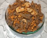 Foto del paso 6 de la receta: Casarecce (pasta) de legumbres con soja texturizada