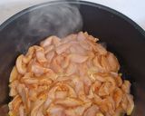 A picture of step 3 of Nandos chicken wraps.