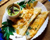 A picture of step 4 of Rava dosa.