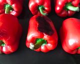 A picture of step 6 of Roasted Red Bell Pepper.