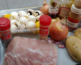 Foto del paso 1 de la receta: Redondo de Lomo blanco al horno en reducción domenech y ajonji con Soja