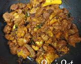 A picture of step 4 of Creamy Gosht Fry.