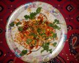 A picture of step 5 of Dahi Wada(urad daal ke wade).