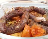 A picture of step 5 of Oven baked sausage.