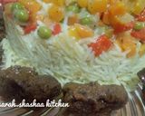 صورة لخطوة 1 من وصفة الرز بالخضار والكاري
