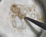 A picture of step 3 of Hot badam milk.
