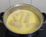 Hình bước làm 1 của món Sữa bắp