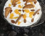 A picture of step 8 of Easy Biscuits orange Trifle.