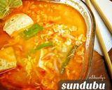 Foto langkah ke 5 dari resep Sundubu Jjigae 순두부 찌개 (sup tahu pedas).