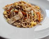 Φωτογραφία βήματος 5 της συνταγής Noodles με κοτόπουλο και λαχανικά. 🍜